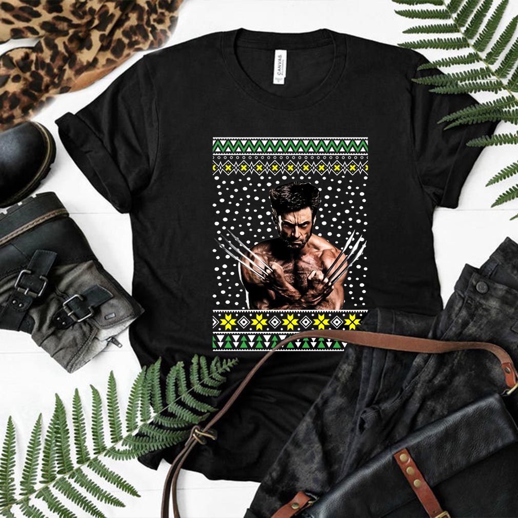 Logan Wolverine Hugh Jackman Ugly Christmas Shirt