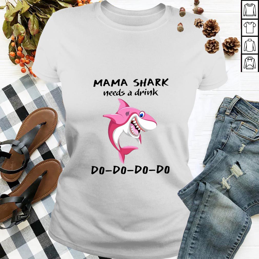 Mama Shark needs a drink hoodie, sweater, longsleeve, shirt v-neck, t-shirt