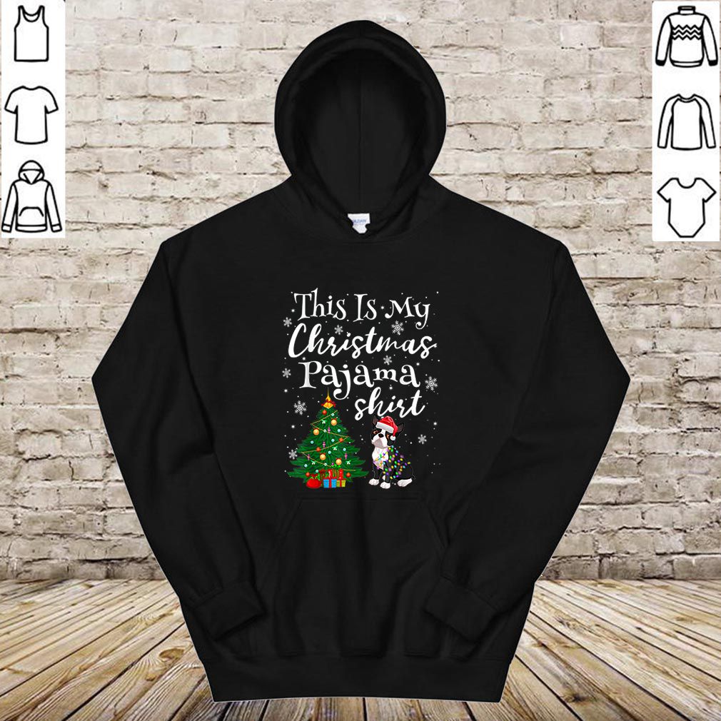 Official This is my Christmas Pajama Shirt Boston Terrier Lover Dog shirt