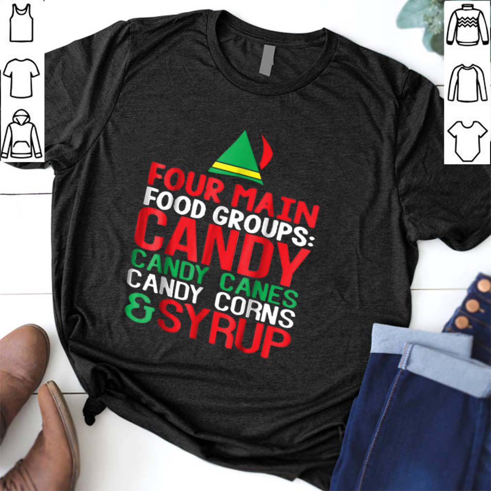 Original 4 Main Food Groups Elf Buddy Christmas hoodie, sweater, longsleeve, shirt v-neck, t-shirt 6