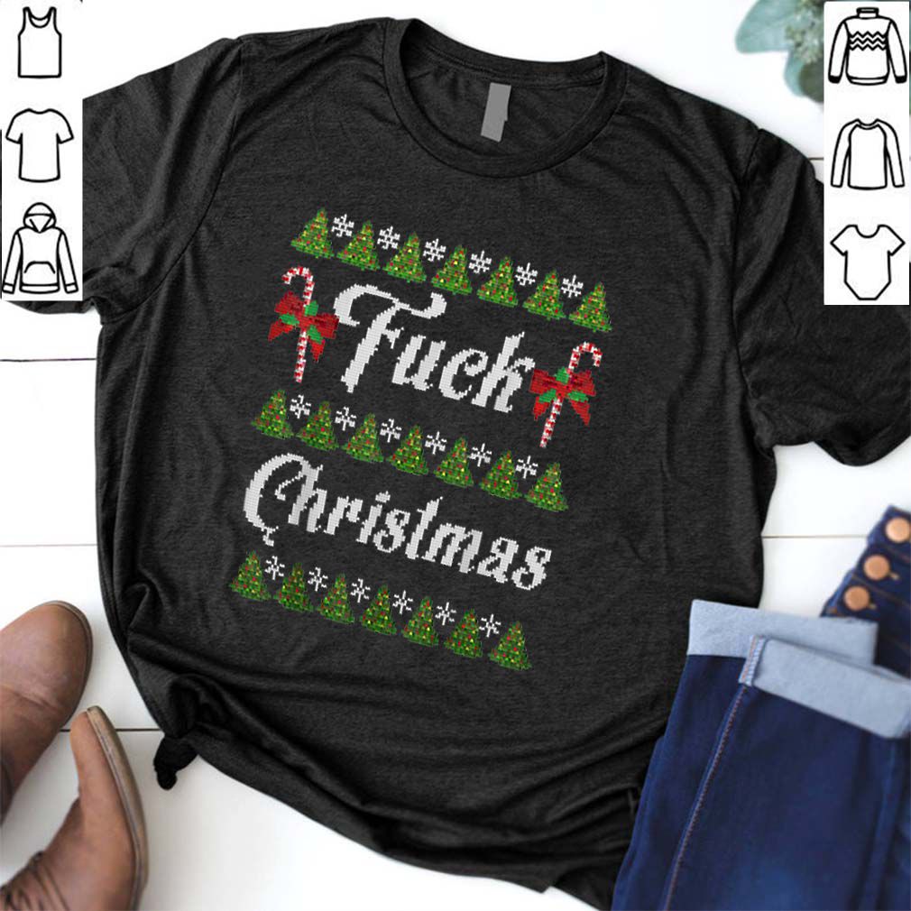 Original Fuck Christmas Ugly Knit Punk Goth Holiday Sweater Graphic hoodie, sweater, longsleeve, shirt v-neck, t-shirt