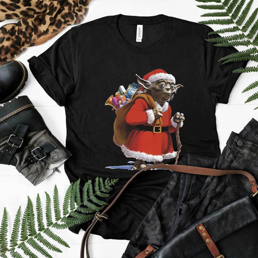 Star Wars Yoda Santa Claus Ugly Faux Christmas Shirt