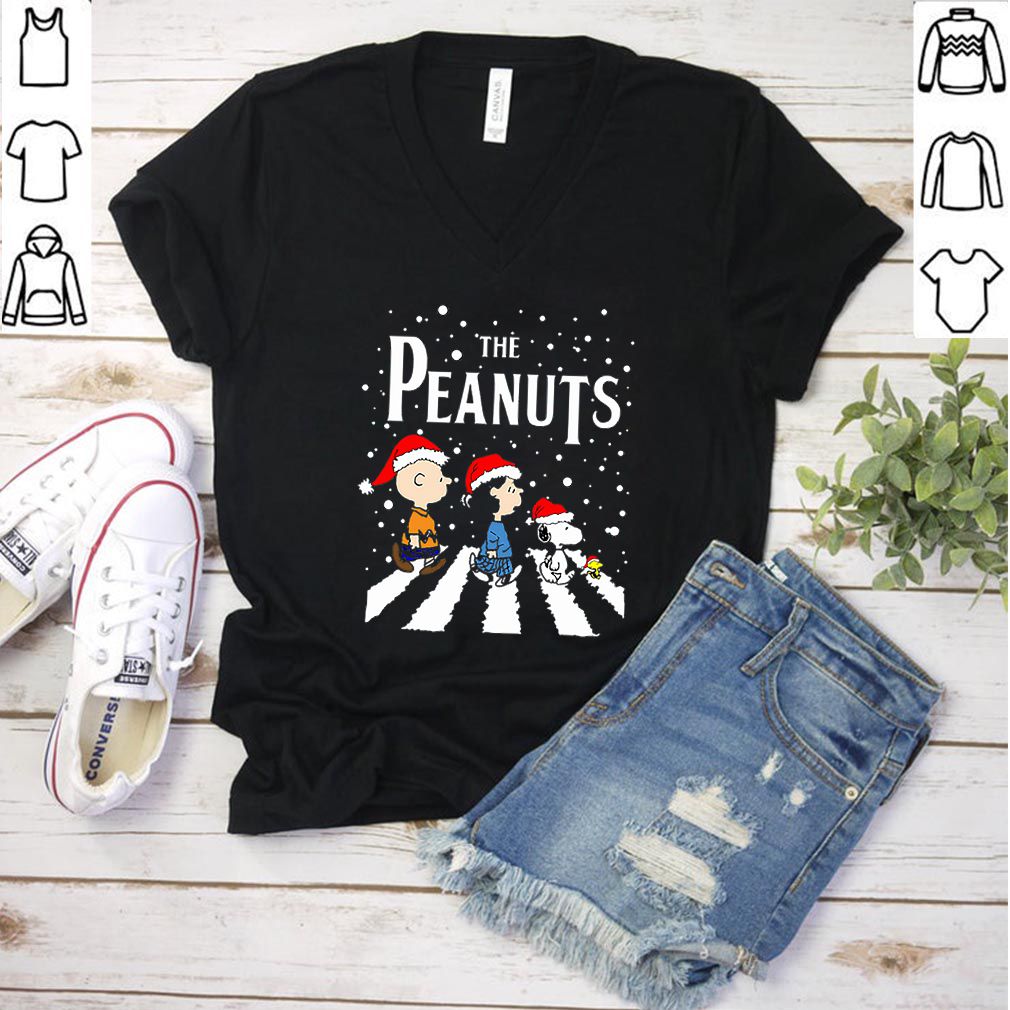 The Peanuts Abbey Road Christmas hoodie, sweater, longsleeve, shirt v-neck, t-shirt 3
