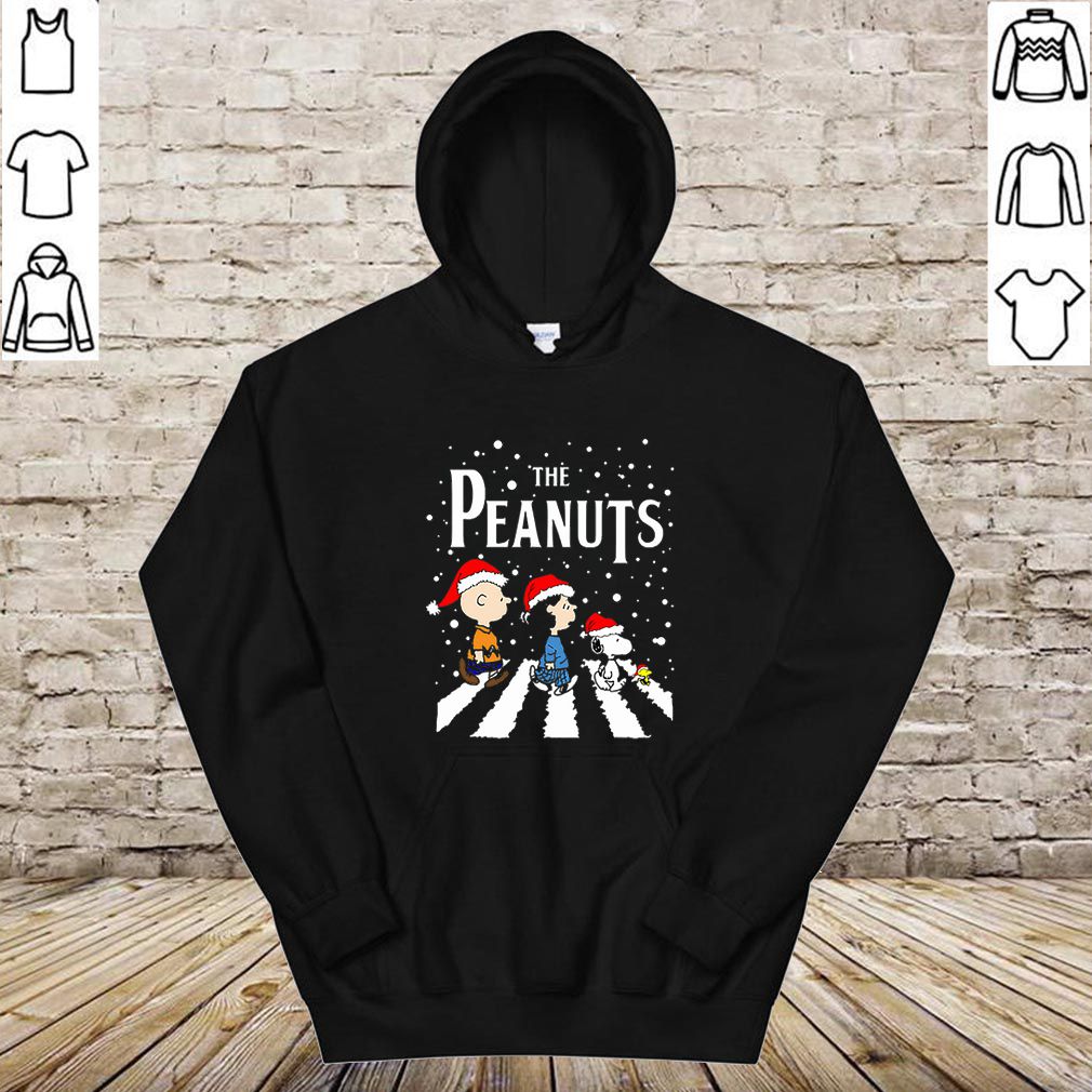 The Peanuts Abbey Road Christmas hoodie, sweater, longsleeve, shirt v-neck, t-shirt 4