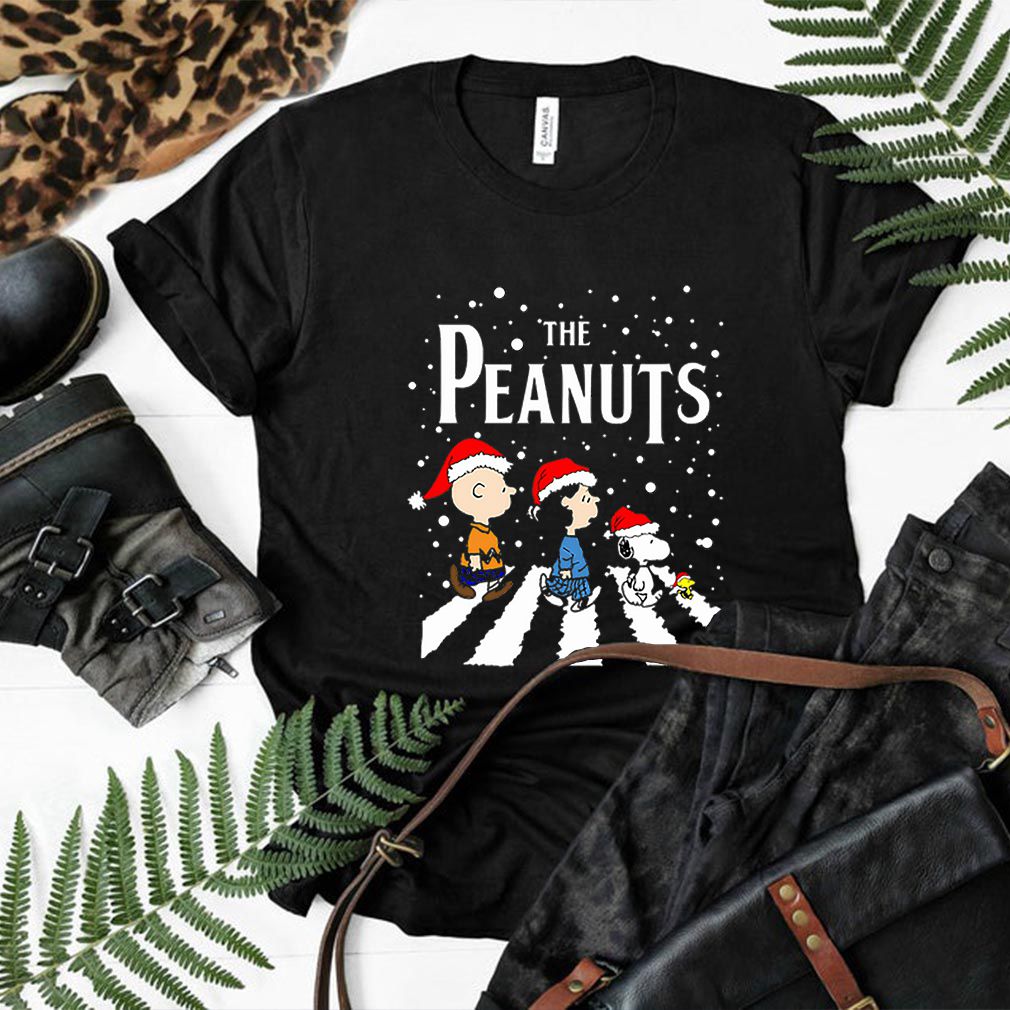 The Peanuts Abbey Road Christmas hoodie, sweater, longsleeve, shirt v-neck, t-shirt