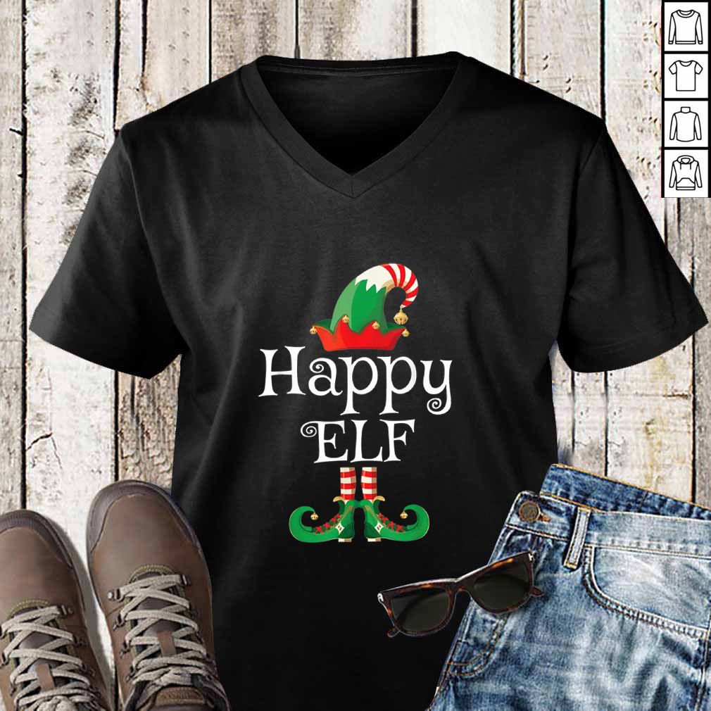 Top Happy Elf Costume Funny Halloween Christmas Gift Happy hoodie, sweater, longsleeve, shirt v-neck, t-shirt
