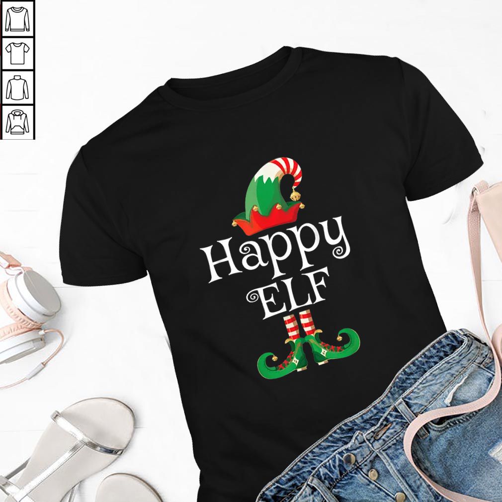 Top Happy Elf Costume Funny Halloween Christmas Gift Happy hoodie, sweater, longsleeve, shirt v-neck, t-shirt