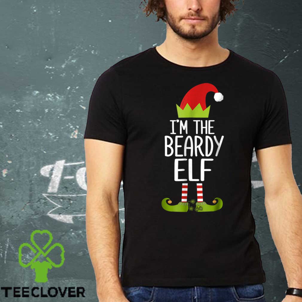 Top I’m The Beardy Elf Christmas Family Elf Costume hoodie, sweater, longsleeve, shirt v-neck, t-shirt