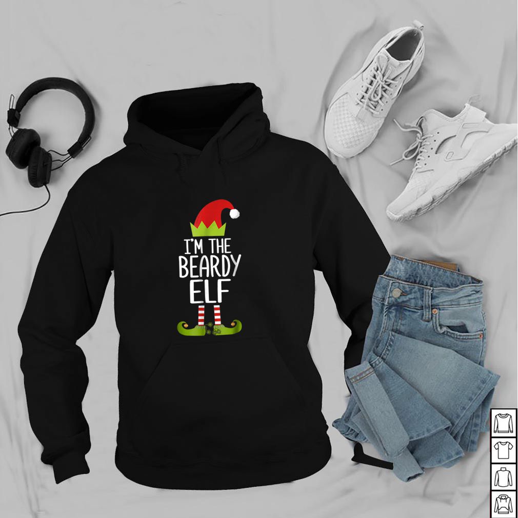 Top I’m The Beardy Elf Christmas Family Elf Costume hoodie, sweater, longsleeve, shirt v-neck, t-shirt