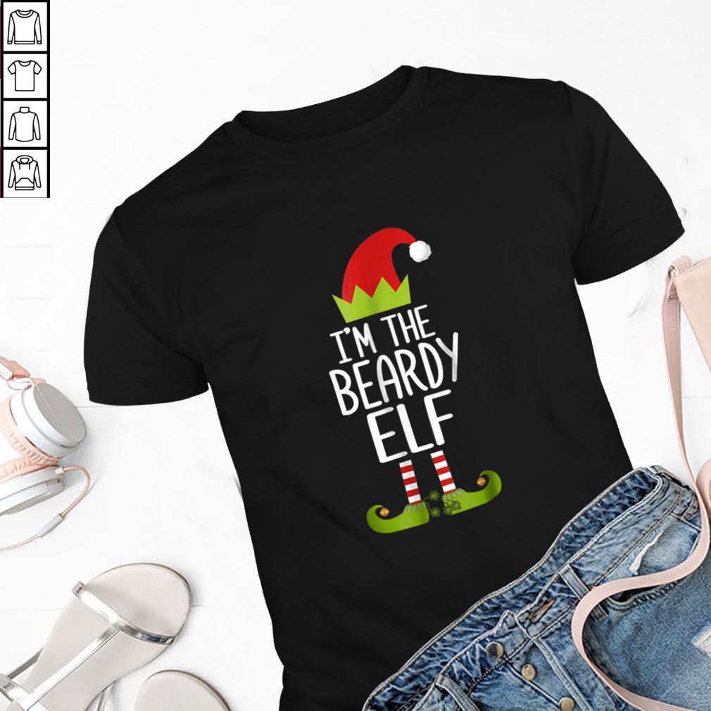 Top I’m The Beardy Elf Christmas Family Elf Costume hoodie, sweater, longsleeve, shirt v-neck, t-shirt