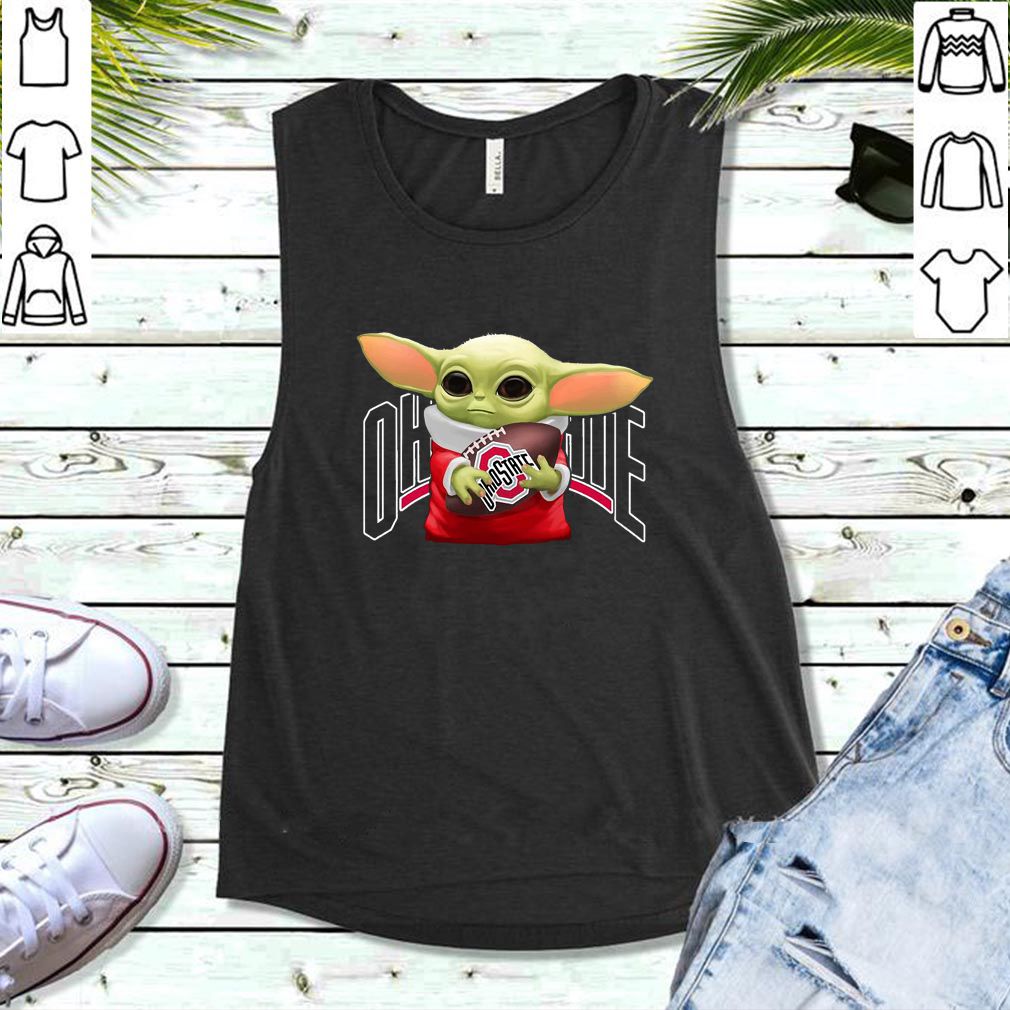 Baby Yoda Hug Ohio State Buckeyes Shirt