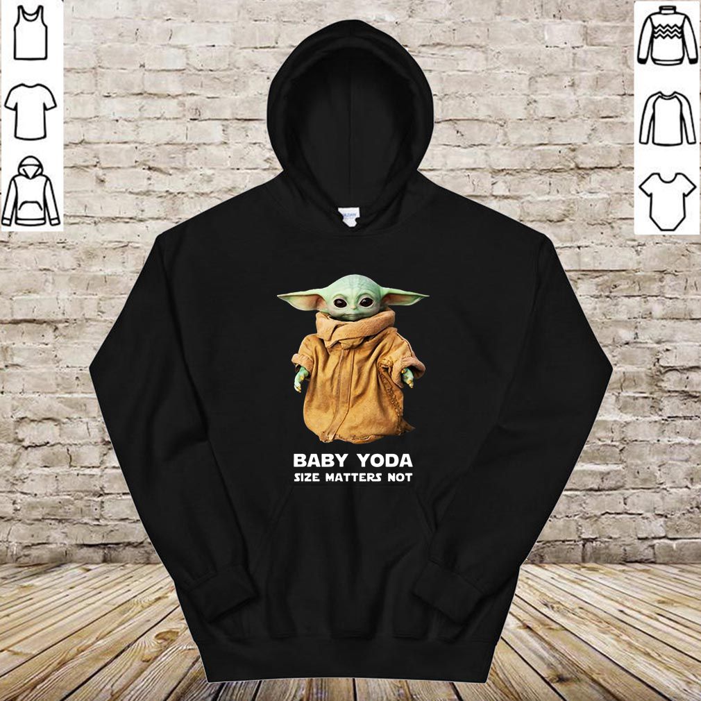 Baby Yoda Size matters not hoodie, sweater, longsleeve, shirt v-neck, t-shirt Merry Christmas 2020 4