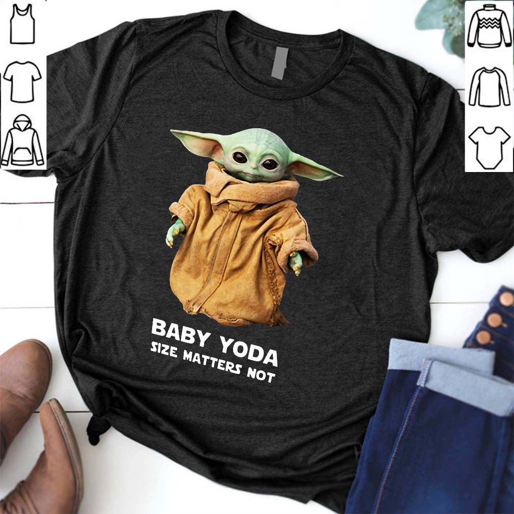 Baby Yoda Size matters not hoodie, sweater, longsleeve, shirt v-neck, t-shirt Merry Christmas 2020 6