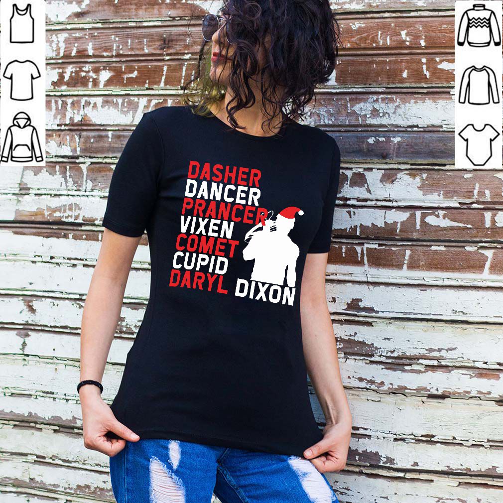 Dasher Dancer Prancer Comet Cupid Daryl Dixon hoodie, sweater, longsleeve, shirt v-neck, t-shirt 2