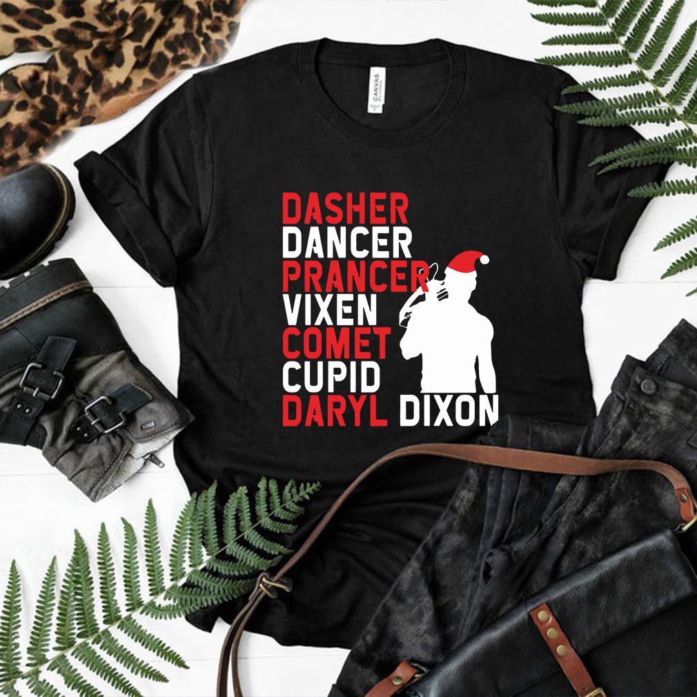 Dasher Dancer Prancer Comet Cupid Daryl Dixon hoodie, sweater, longsleeve, shirt v-neck, t-shirt