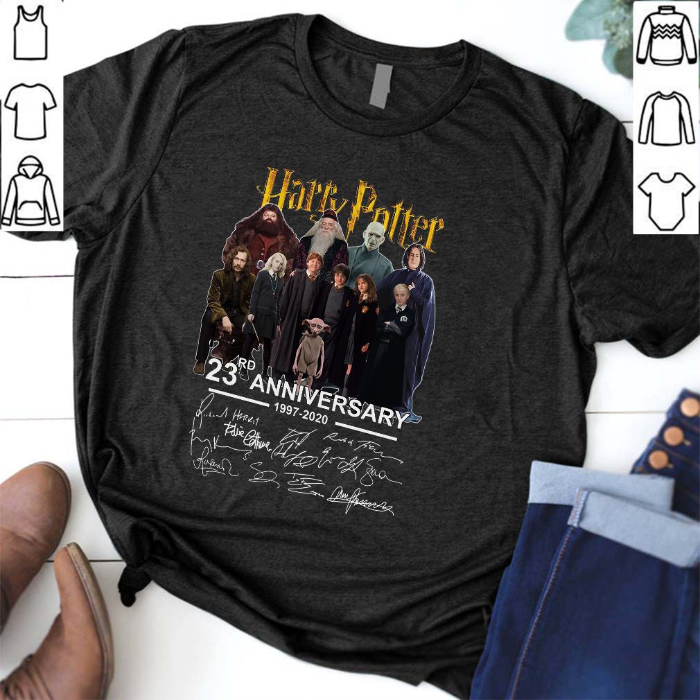 Harry Potter Character 23rd Anniversary 1997 2020 Signatures Shirt