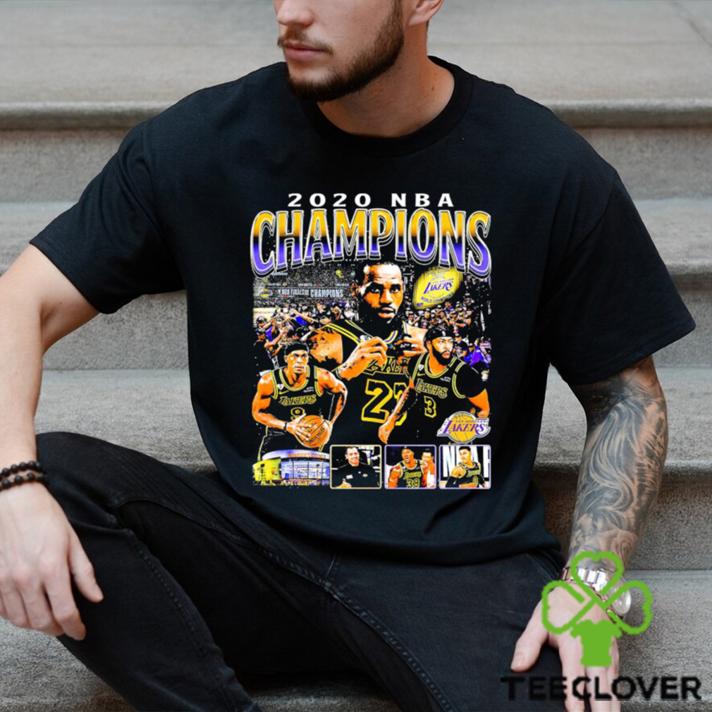 2020 NBA Champions Los Angeles Lakers retro shirt - Teeclover