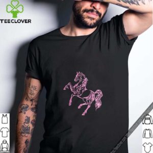 Pink Sparkle Horse T-Shirt For Horse Lover