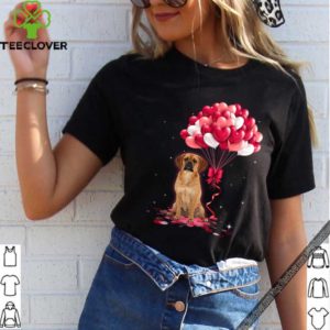 Puggle With Love Balloons And Valentine's Day T-Shirt