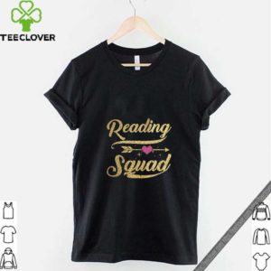 Reading Squad TShirt Teacher Appreciation Gift Gold Arrow T-Shirt