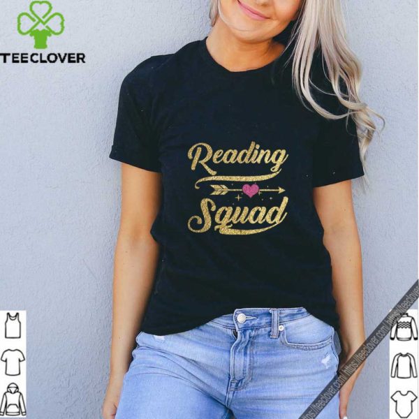 Reading Squad TShirt Teacher Appreciation Gift Gold Arrow T-Shirt