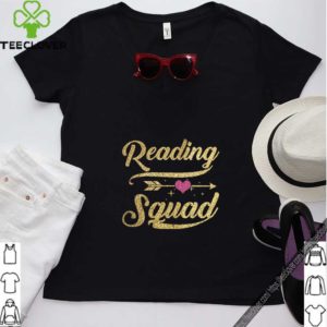Reading Squad TShirt Teacher Appreciation Gift Gold Arrow