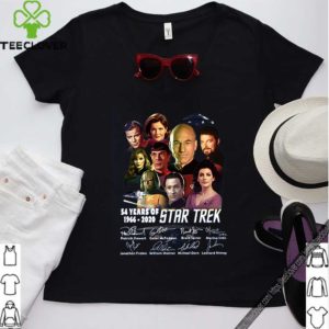 54 Years Of 1966 2020 Star Trek Characters Signatures hoodie, sweater, longsleeve, shirt v-neck, t-shirt