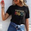 60 Years Old 1960 Vintage 60th Bday Gift tee Decorations T-Shirt