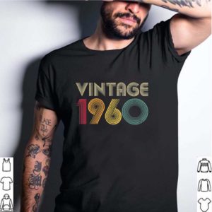 60th Birthday Gift Vintage 1960 60 Years Old Men Women Retro T Shirt