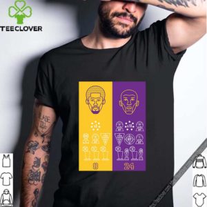 8 24 Kobe Bryant Title Collection Trophies Championship shirt