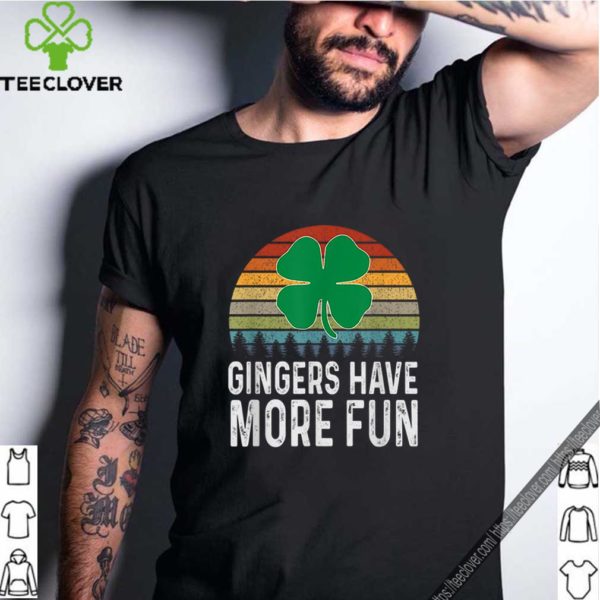 Awesome Ginger St Patricks Day Retro Gingers Have More Fun hoodie, sweater, longsleeve, shirt v-neck, t-shirt 4