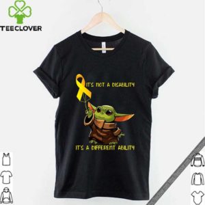 Baby Yoda Autism It’s Not A Disability It’s A Different Ability shirt