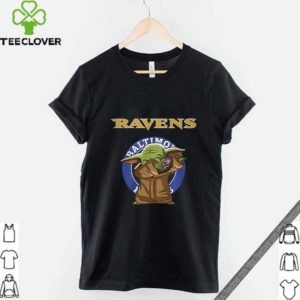 Baby Yoda Baltimore Ravens Logo Star Wars shirt