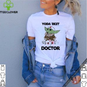 Baby Yoda Best Doctor flowers Star Wars shirt