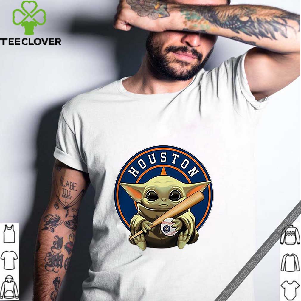 Baby Yoda Houston Astros Baseball Logo shirt - Teeclover