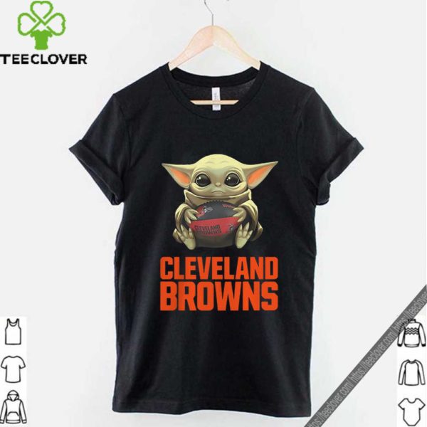 Baby Yoda Hug Cleveland Browns Logo Star Wars hoodie, sweater, longsleeve, shirt v-neck, t-shirt