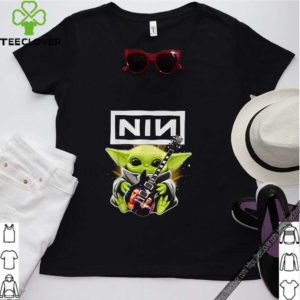 Baby Yoda hug Nine Inch Nails guitar Star Wars hoodie, sweater, longsleeve, shirt v-neck, t-shirt