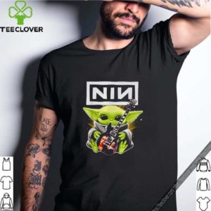 Baby Yoda hug Nine Inch Nails guitar Star Wars hoodie, sweater, longsleeve, shirt v-neck, t-shirt