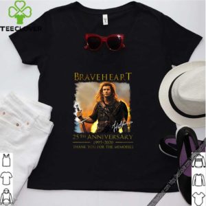 Braveheart 25th anniversary 1995 2020 thank you for the memories shirt