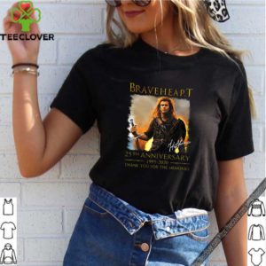 Braveheart 25th anniversary 1995 2020 thank you for the memories shirt