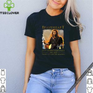 Braveheart 25th anniversary 1995 2020 thank you for the memories shirt