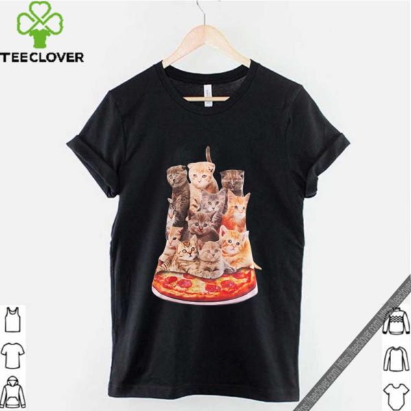 Cats sitting on pizza hoodie, sweater, longsleeve, shirt v-neck, t-shirt