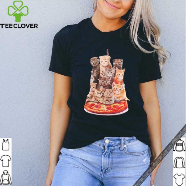 Cats sitting on pizza hoodie, sweater, longsleeve, shirt v-neck, t-shirt