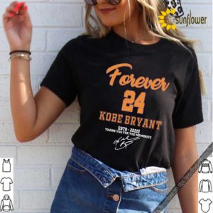 Forever 24 Kobe Bryant 1978 2020 thank you shirt