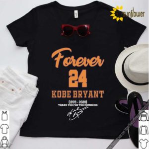 Forever 24 Kobe Bryant 1978 2020 thank you shirt