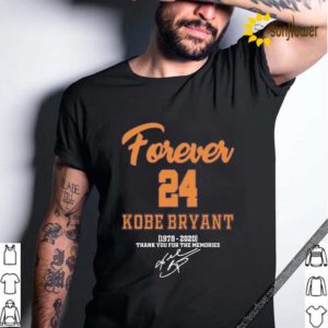 Forever 24 Kobe Bryant 1978 2020 thank you shirt