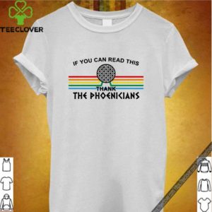 If You can read this thank the Phoenicians Disney’s Spaceship Earth shirt