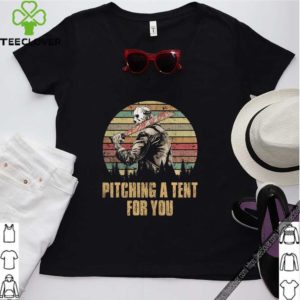 Jason Voorhees pitching a tent for you hoodie, sweater, longsleeve, shirt v-neck, t-shirt