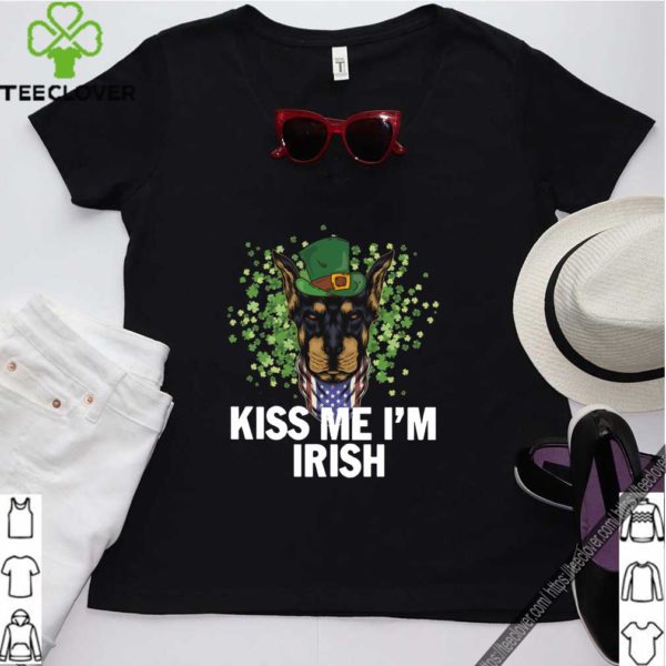Kiss Me I’m Irish Dobermann Lover St. Patrick’s Day Shirt