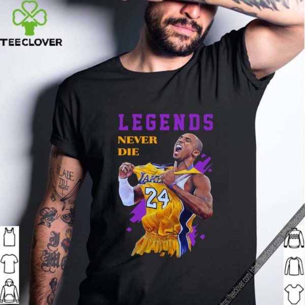 Kobe Bryant Basketball Legends Never Die Shirts